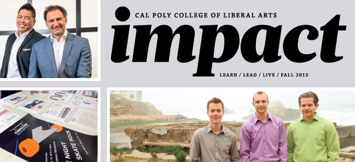 IMPACT - The College of Liberal Arts Magazine Header