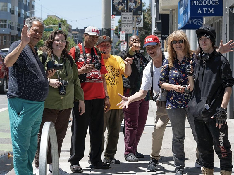 Katie Ettl and staff on a photography tour.