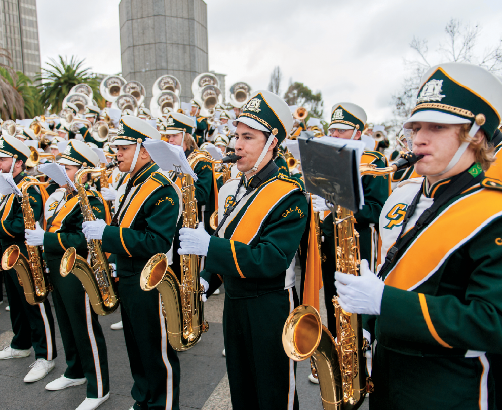 Mustang Band performs at Chinese New Year Parade in San Francisco