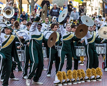 Mustang Band performs at Chinese New Year Festival