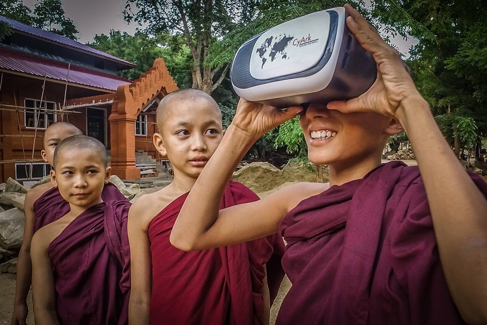 Monks Using Cal Poly CLA Virtual Reality