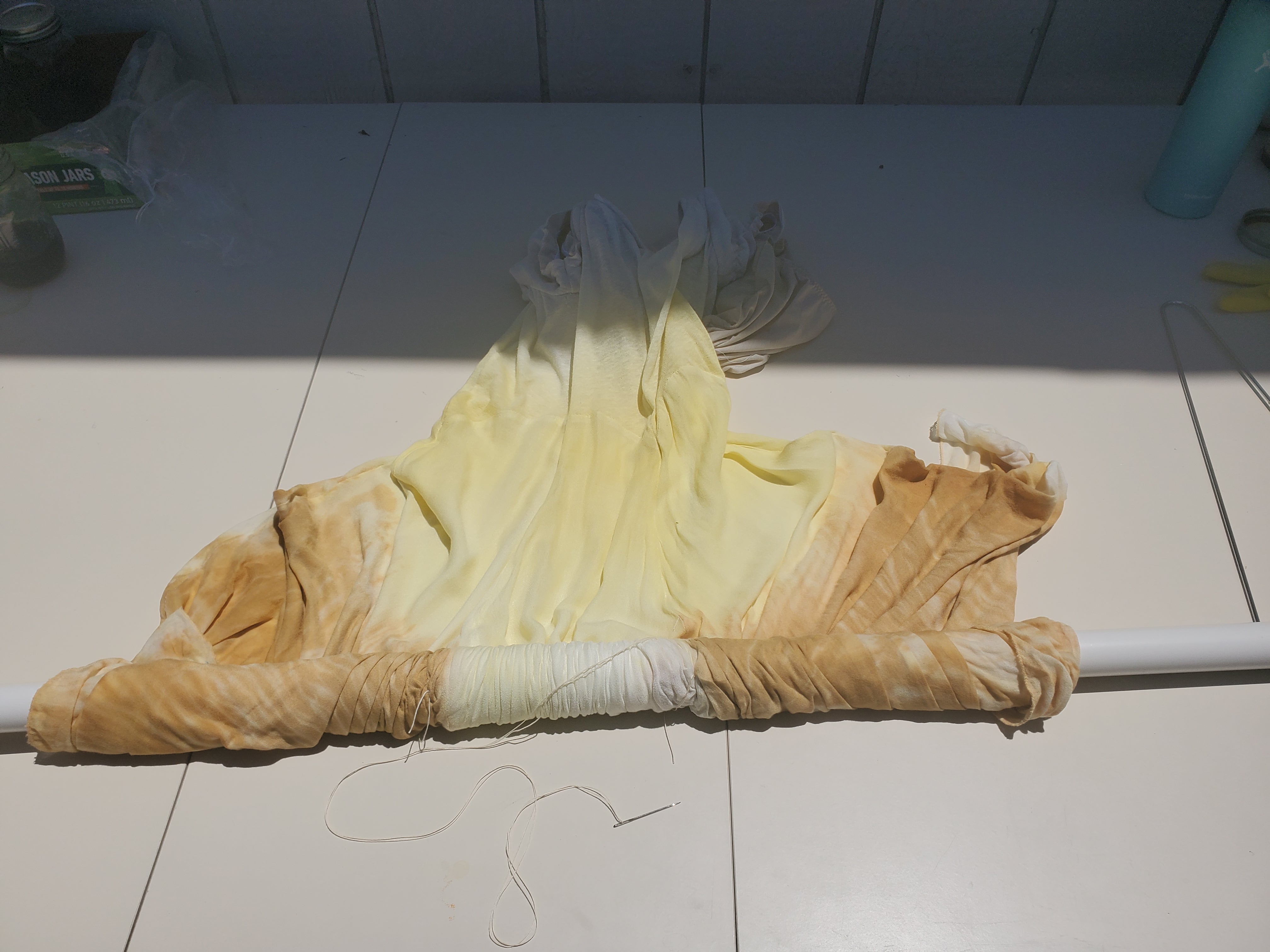 Shibori dyeing process