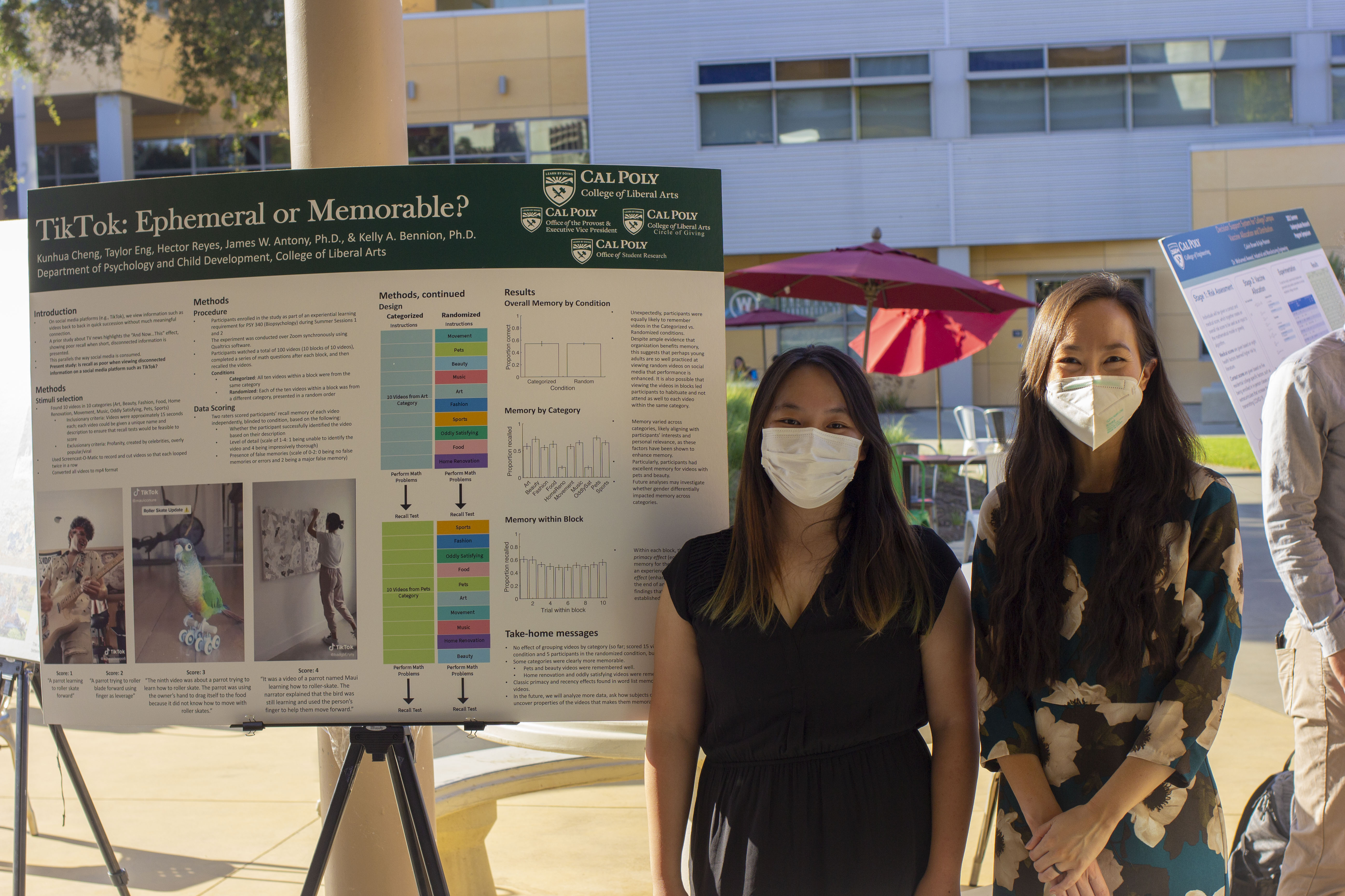 Kunhua Cheng and Associate Professor Kelly Bennion