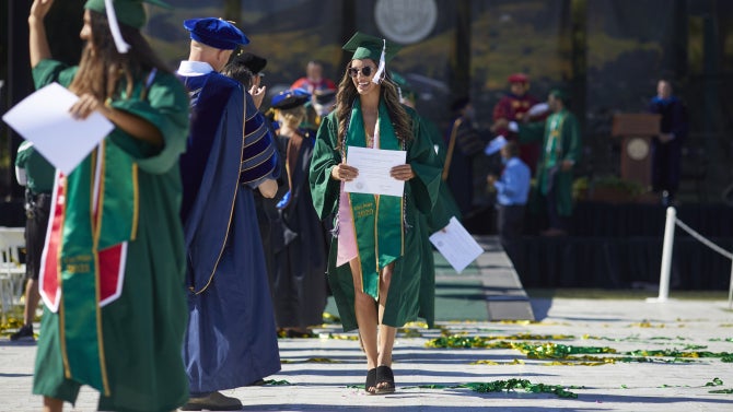 Cal Poly Student graduating