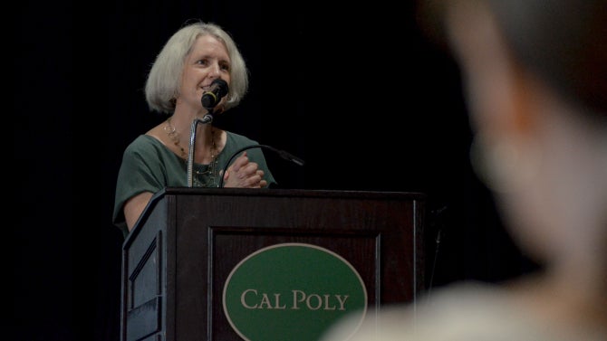 Dean Kate Murphy at the 2026 Learn by Doping Showcase